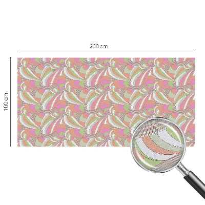 Mliječna folija za staklo vitraj Šareni cik-cak