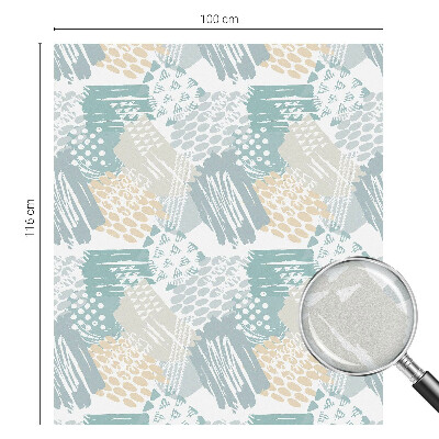 Samoljepljiva folija za staklo vitraj Apstraktni mozaik