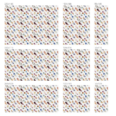 Mliječna folija za staklo vitraj Boho perje