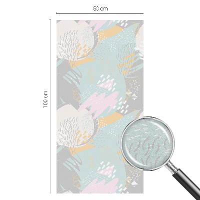 Samoljepljiva folija za staklo vitraj Apstraktna harmonija