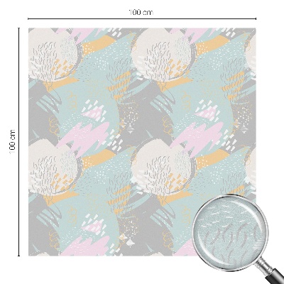 Samoljepljiva folija za staklo vitraj Apstraktna harmonija