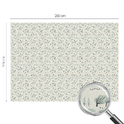 Dekorativna folija za staklo Idilično selo