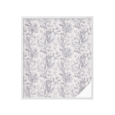 Dekorativna folija za staklo Lišće i leptiri