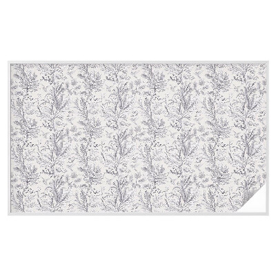 Dekorativna folija za staklo Lišće i leptiri