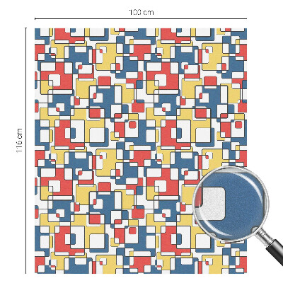 Mliječna folija za staklo vitraj Geometrijski oblici
