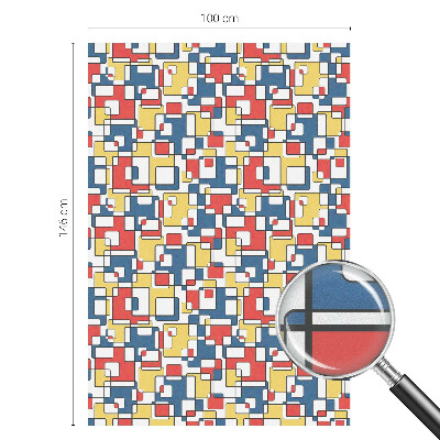 Mliječna folija za staklo vitraj Geometrijski oblici