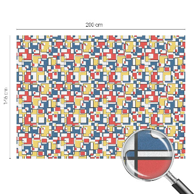 Mliječna folija za staklo vitraj Geometrijski oblici