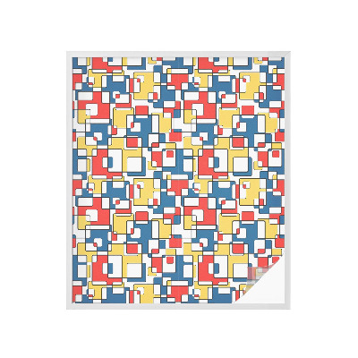 Mliječna folija za staklo vitraj Geometrijski oblici