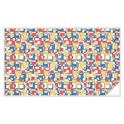 Mliječna folija za staklo vitraj Geometrijski oblici