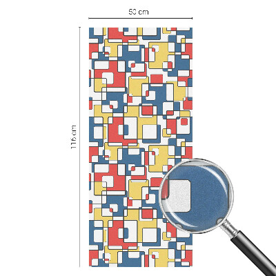 Mliječna folija za staklo vitraj Geometrijski oblici