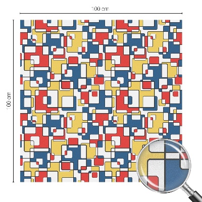 Mliječna folija za staklo vitraj Geometrijski oblici