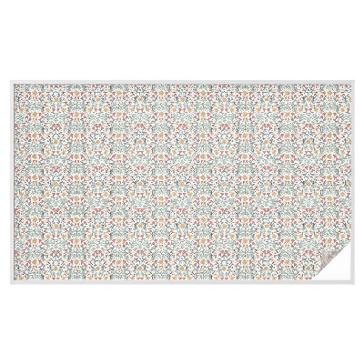 Samoljepljiva folija za staklo vitraj Lisice lišće