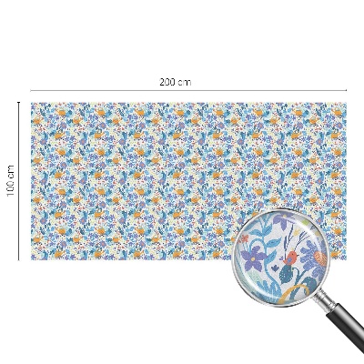 Dekorativna folija za staklo Biljni motiv