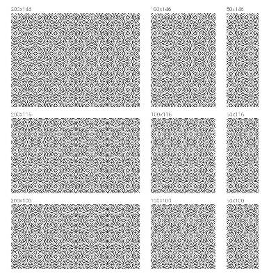 Mliječna folija za staklo vitraj Geometrijski polukrugovi