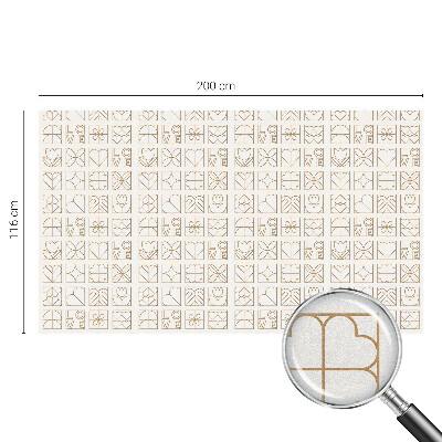 Folija za prozore zaštita od pogleda Geometrijska ljubav