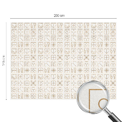 Folija za prozore zaštita od pogleda Geometrijska ljubav