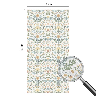 Dekorativna folija za staklo Cvjetna simetrija