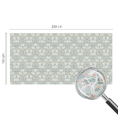 Samoljepljiva folija za staklo vitraj Jelenovo cvijeće