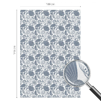 Mliječna folija za staklo vitraj Život u oceanu