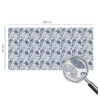 Mliječna folija za staklo vitraj Život u oceanu