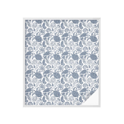 Mliječna folija za staklo vitraj Život u oceanu