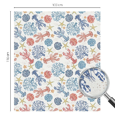 Dekorativna folija za staklo Rakovi koralji