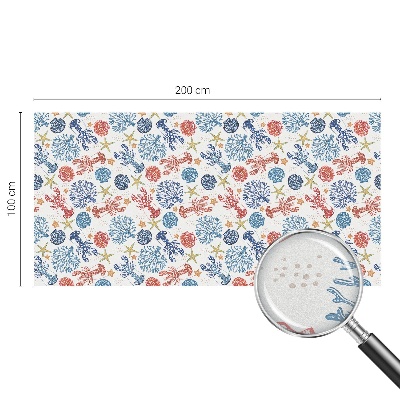 Dekorativna folija za staklo Rakovi koralji