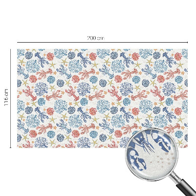 Dekorativna folija za staklo Rakovi koralji