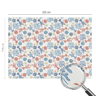 Dekorativna folija za staklo Rakovi koralji