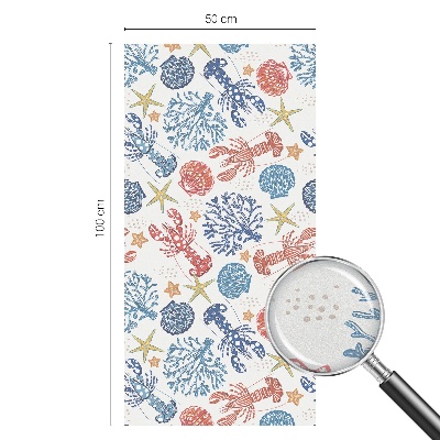 Dekorativna folija za staklo Rakovi koralji