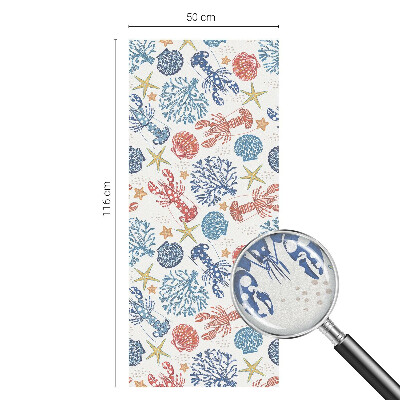 Dekorativna folija za staklo Rakovi koralji