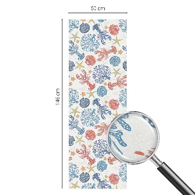 Dekorativna folija za staklo Rakovi koralji