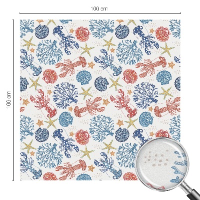 Dekorativna folija za staklo Rakovi koralji