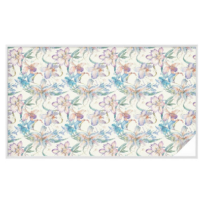 Folija za prozore zaštita od pogleda Cvjetni motiv