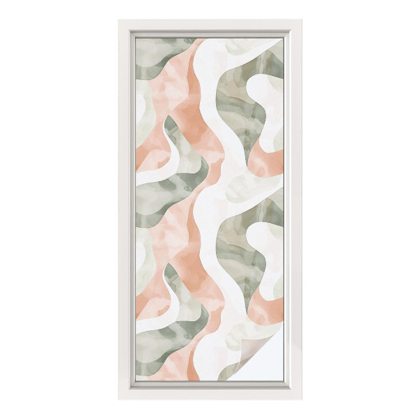 Folija za zaštitu od pogleda Šareni valovi