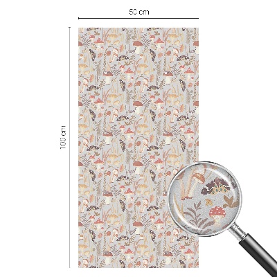 Samoljepljiva folija za staklo vitraj Šumski uzorak