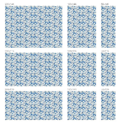 Samoljepljiva folija za staklo vitraj Akvarel cvijeće