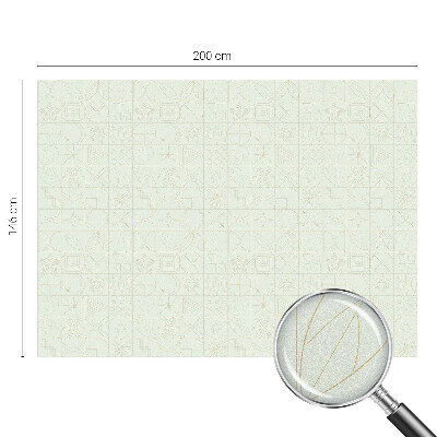 Mliječna folija za staklo vitraj Geometrijski mozaik