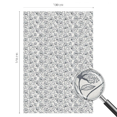 Folija za prozore zaštita od pogleda Botanički motiv