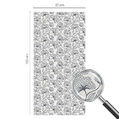 Folija za prozore zaštita od pogleda Botanički motiv