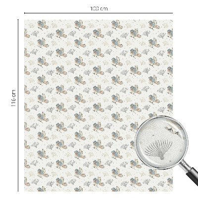 Samoljepljiva folija za staklo vitraj Uzorak ptica