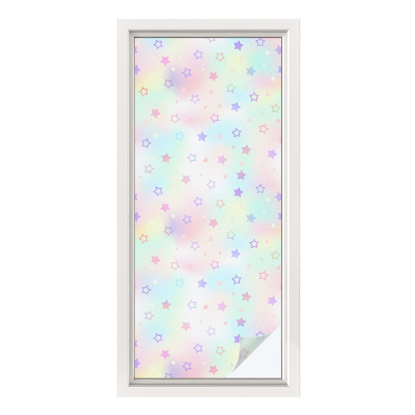 Dekorativna folija za staklo Uzorci duge