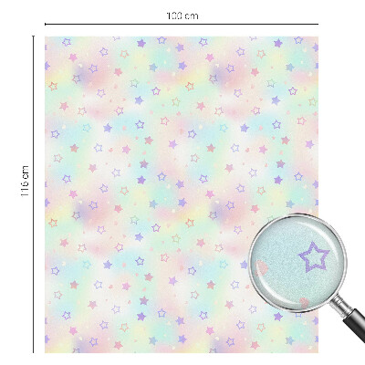 Dekorativna folija za staklo Uzorci duge