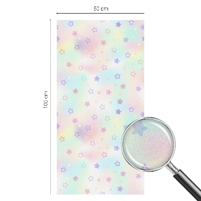 Dekorativna folija za staklo Uzorci duge