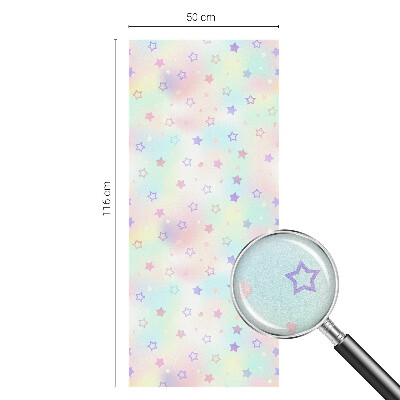 Dekorativna folija za staklo Uzorci duge