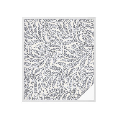 Mliječna folija za staklo vitraj Kapi lišća