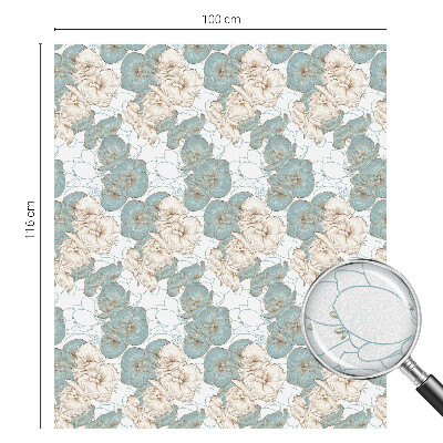 Dekorativna folija za staklo Nježno cvijeće