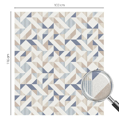 Samoljepljiva folija za staklo vitraj Geometrijski uzorci