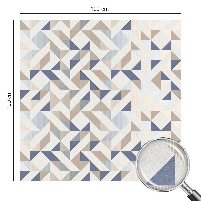 Samoljepljiva folija za staklo vitraj Geometrijski uzorci