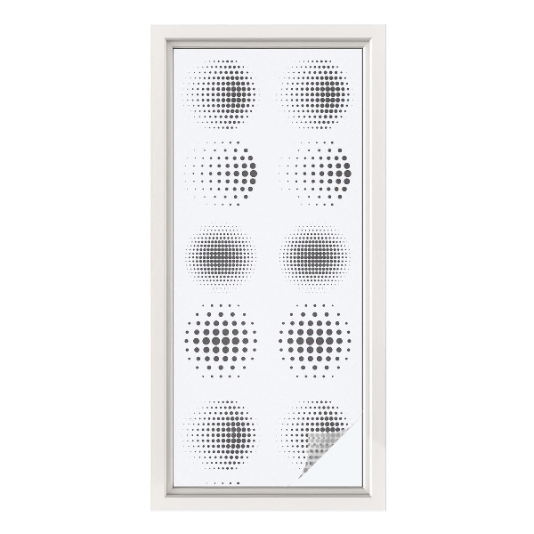 Dekorativna folija za staklo Točkasti krugovi